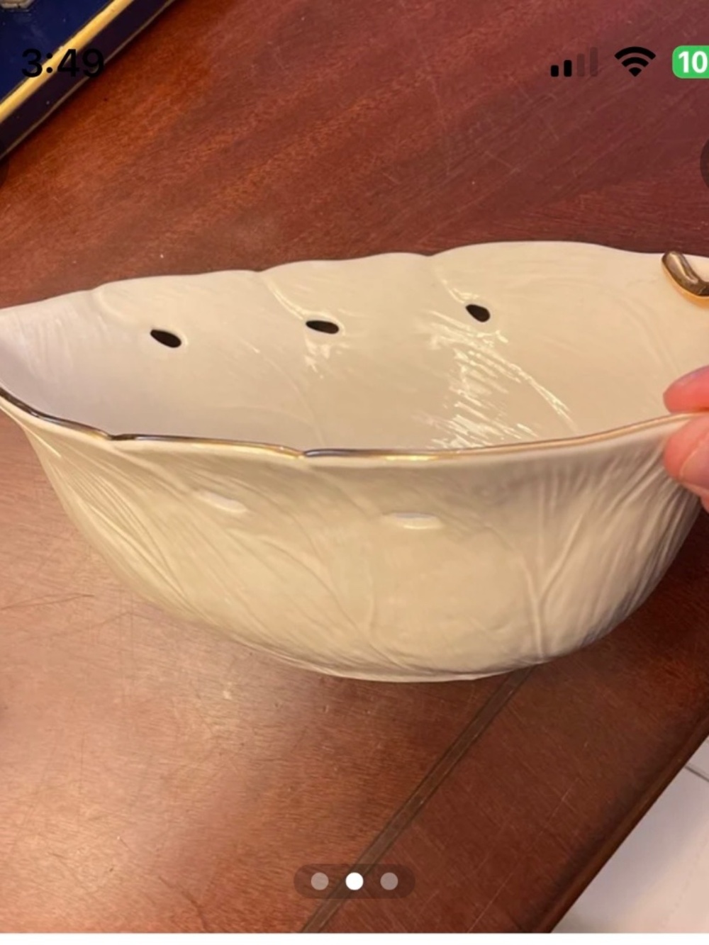 Lenox Leaf Candy dish